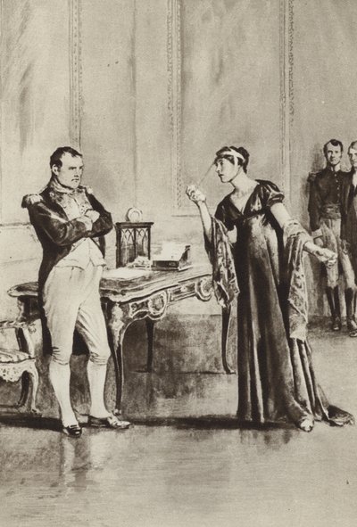 Napoleons Schwester kommt aus Haiti mit den Nachrichten des Untergangs zurück von English School
