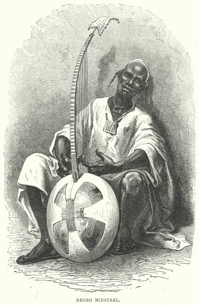 Negro-Minstrel (Gravur) von English School