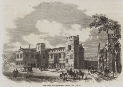 Neue Schulgebäude am Eton College von English School