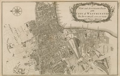 Neuer und genauer Plan der Stadt Westminster, des Herzogtums Lancaster und angrenzender Orte von English School