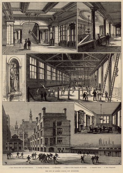 Neue Gebäude der City of London School von English School