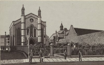 Newbury: Wesleyanische Kirche & Schulen von English School