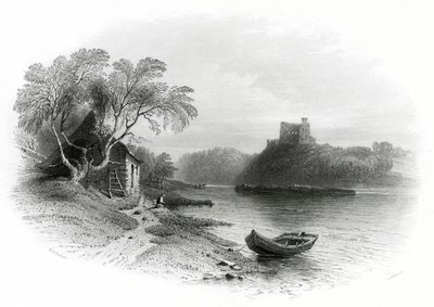 Normannisches Schloss (Gravur) von English School