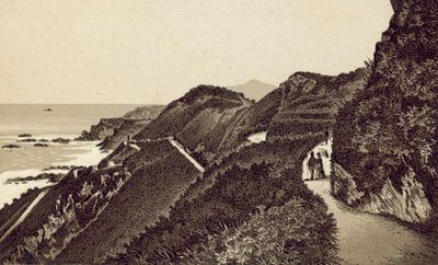 Nord-Devon: Torrs Walks, Blick nach Osten von English School
