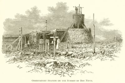 Observatorium auf dem Gipfel des Ben Nevis von English School