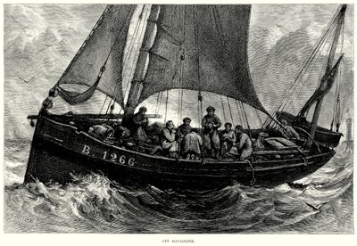 Vor Boulogne (Gravur) von English School
