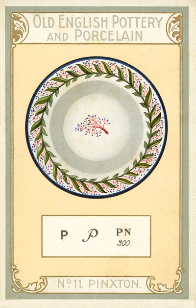 Alte englische Keramik und Porzellan: Pinxton von English School