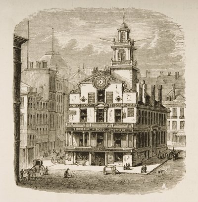 Old State House, Boston, ca. 1870, aus 