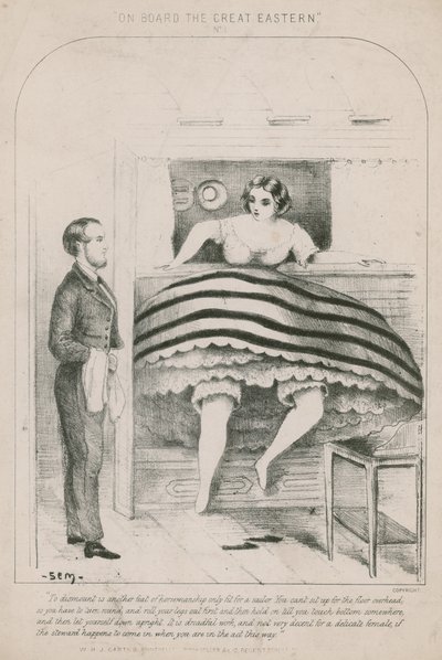An Bord der Great Eastern; Ausstieg aus einem Etagenbett von English School