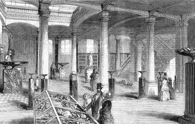 Eröffnung des Museums für praktische Geologie, Jermyn Street, London - die große Halle von English School