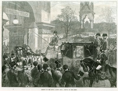 Eröffnung der Royal Albert Hall durch Königin Victoria von English School