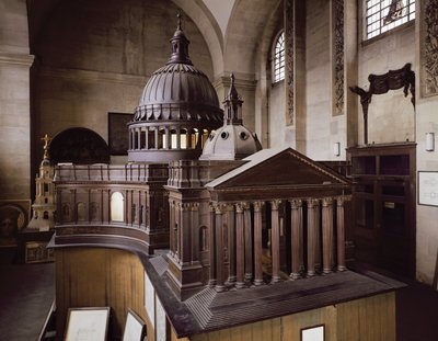 Originalentwurf für die St. Pauls Kathedrale von English School