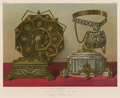 Zierarbeiten von Carmant und Normand, Paris von English School