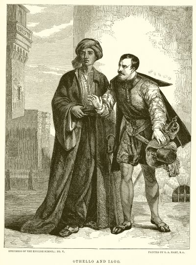 Othello und Iago von English School