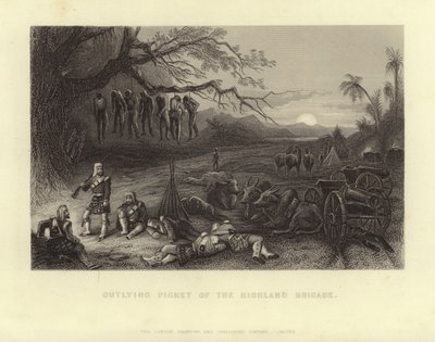Außenposten der Highland Brigade von English School