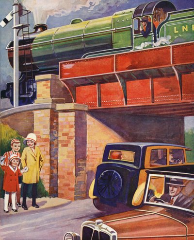 Über und unter der Brücke von English School