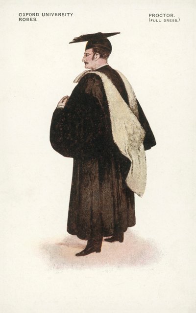 Roben der Universität Oxford: Proktor, Vollkleidung von English School