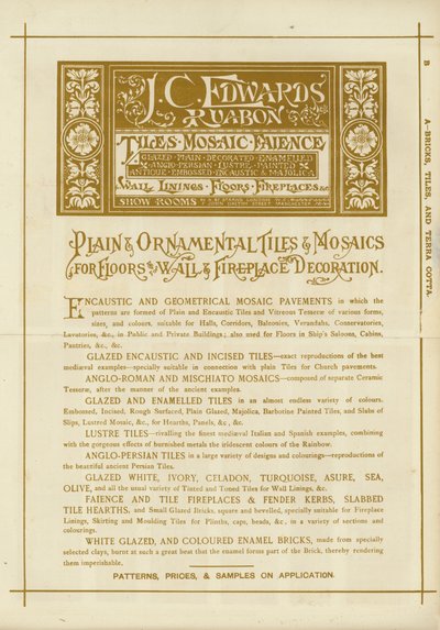 Seite aus The Architects, Surveyors and Engineers Compendium 1892 von English School