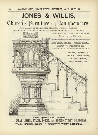 Seite aus The Architects, Surveyors and Engineers Compendium 1892 von English School