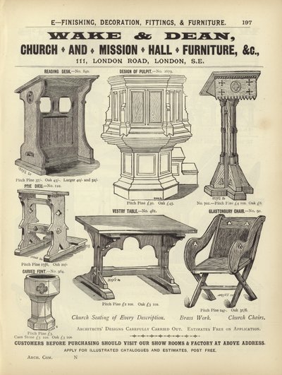 Seite aus The Architects, Surveyors and Engineers Compendium 1892 von English School