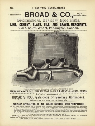 Seite aus dem Kompendium der Architekten, Vermesser und Ingenieure 1892 von English School