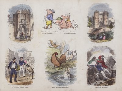 Seite aus dem Attraktiven Bilderbuch von English School