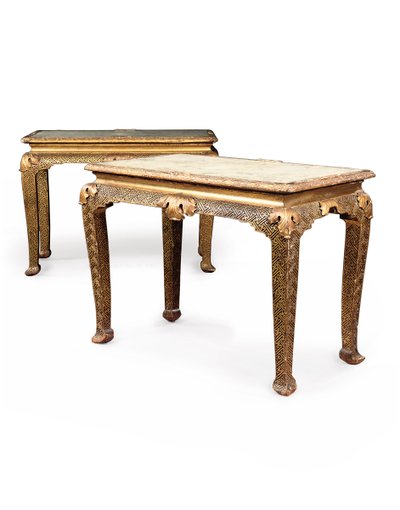 Paar George II Konsolentische, ca. 1730-40 von English School