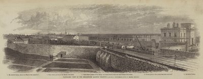 Panoramablick auf den Broadstone-Bahnhof von English School