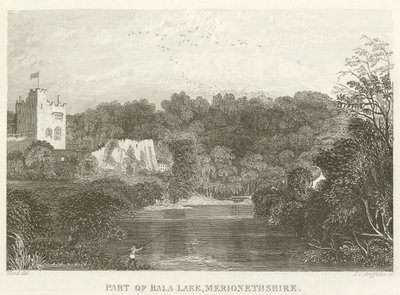 Teil des Bala-Sees, Merionethshire von English School
