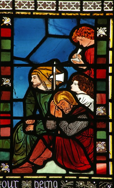 Menschen, die St. Paulus predigen in Athen zuhören von English School