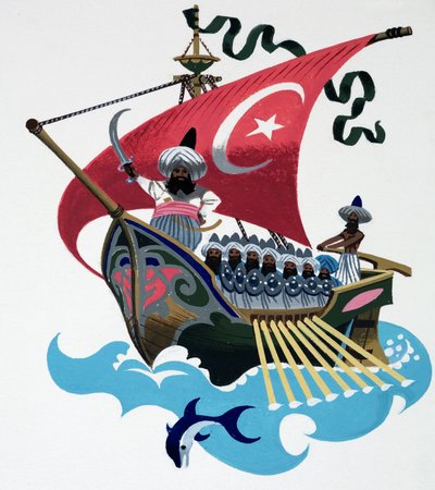 Persisches Schiff von English School