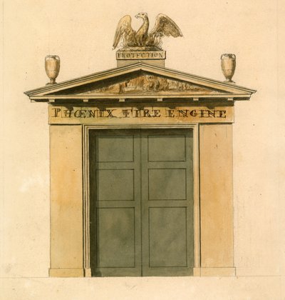 Phoenix Fire Engine House, Cockspur Street, London von English School