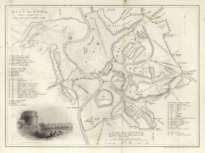 Plan von Rom von English School