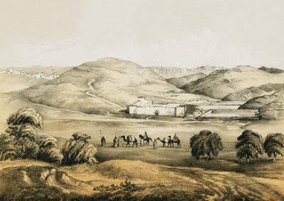 Teiche von Solomon mit Fernblick auf Bethlehem von English School