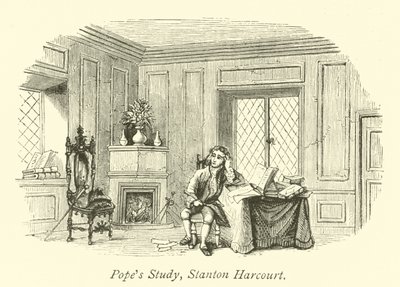Popes Arbeitszimmer, Stanton Harcourt von English School