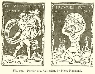 Teil eines Salzfasses, von Pierre Raymond von English School
