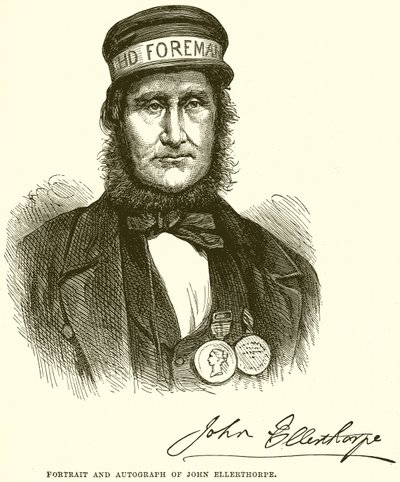 Porträt und Autogramm von John Ellerthorpe von English School