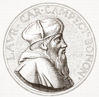 Porträt von Kardinal Campeggio, Illustration aus Die Geschichte des Protestantismus von James Aitken Wylie, veröffentlicht 1878 von English School