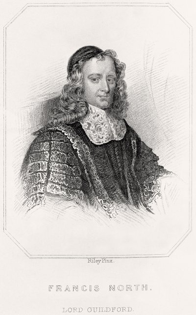 Porträt von Francis North, Lord Guildford von English School