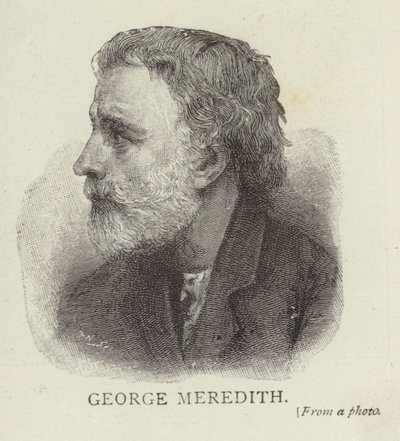 Porträt von George Meredith von English School