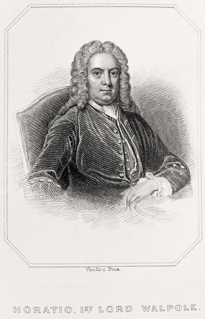 Porträt von Horatio, 1. Lord Walpole von English School