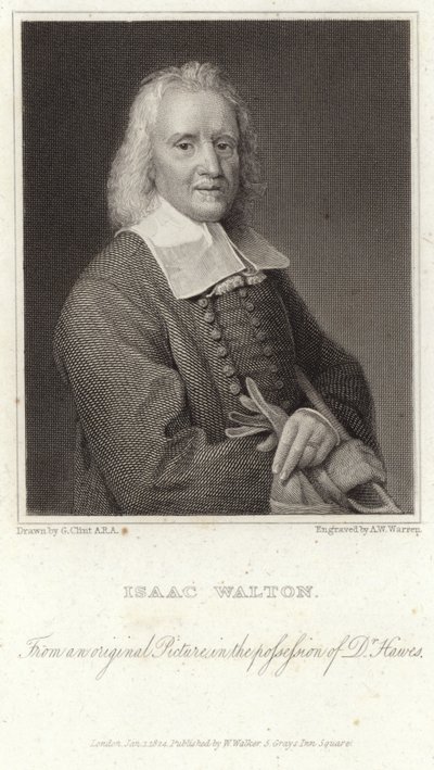 Porträt von Izaak Walton von English School