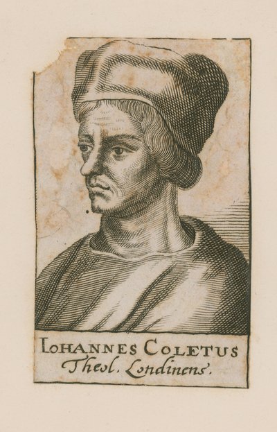 Porträt von John Colet von English School
