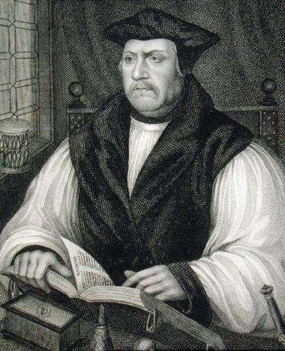 Porträt von Matthew Parker (1504-75) aus 
