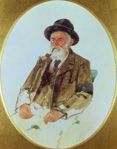 Porträt von Melchior Anderegg von English School