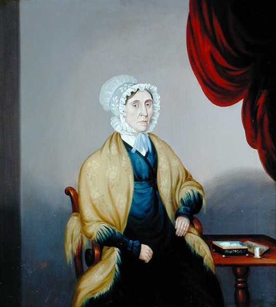 Porträt von Mrs Elizabeth Whitely von English School