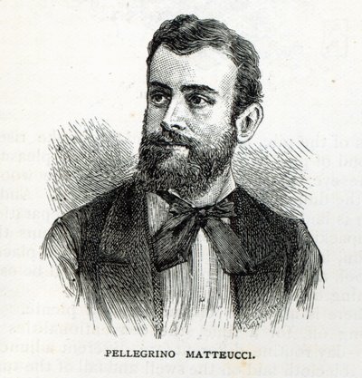 Porträt von Pellegrino Matteucci, aus 