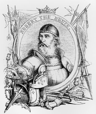 Porträt von Robert the Bruce (1274-1329) von English School
