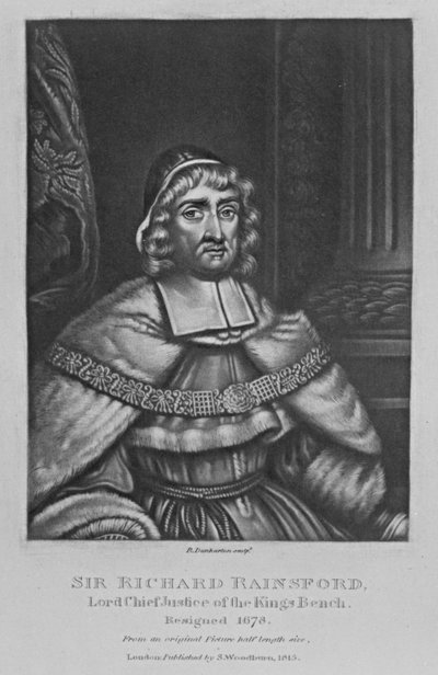 Porträt von Sir Richard Rainsford, aus 