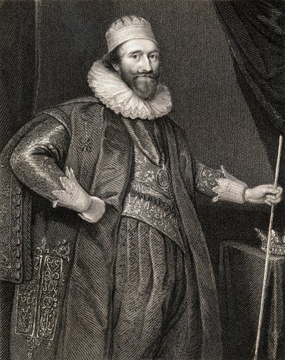 Porträt von Stuart Lodowick, 2. Duke of Lennox und 1. Duke of Richmond, aus Lodges British Portraits, 1823 von English School